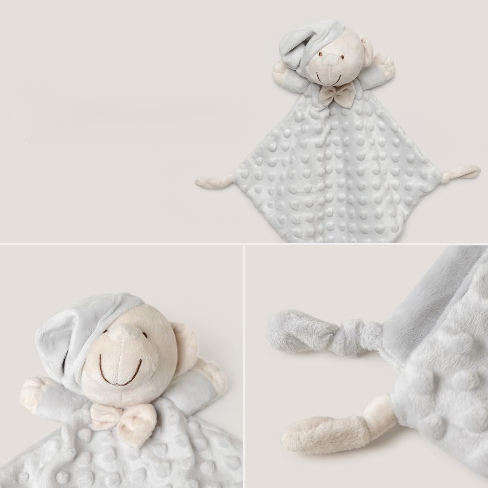 Coffret plaid + doudou (Gris) – Image 3