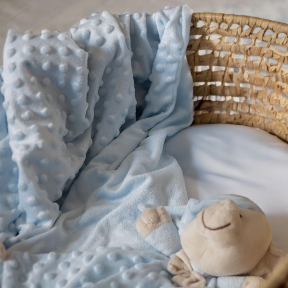 Coffret plaid + doudou (Bleu) – Image 4