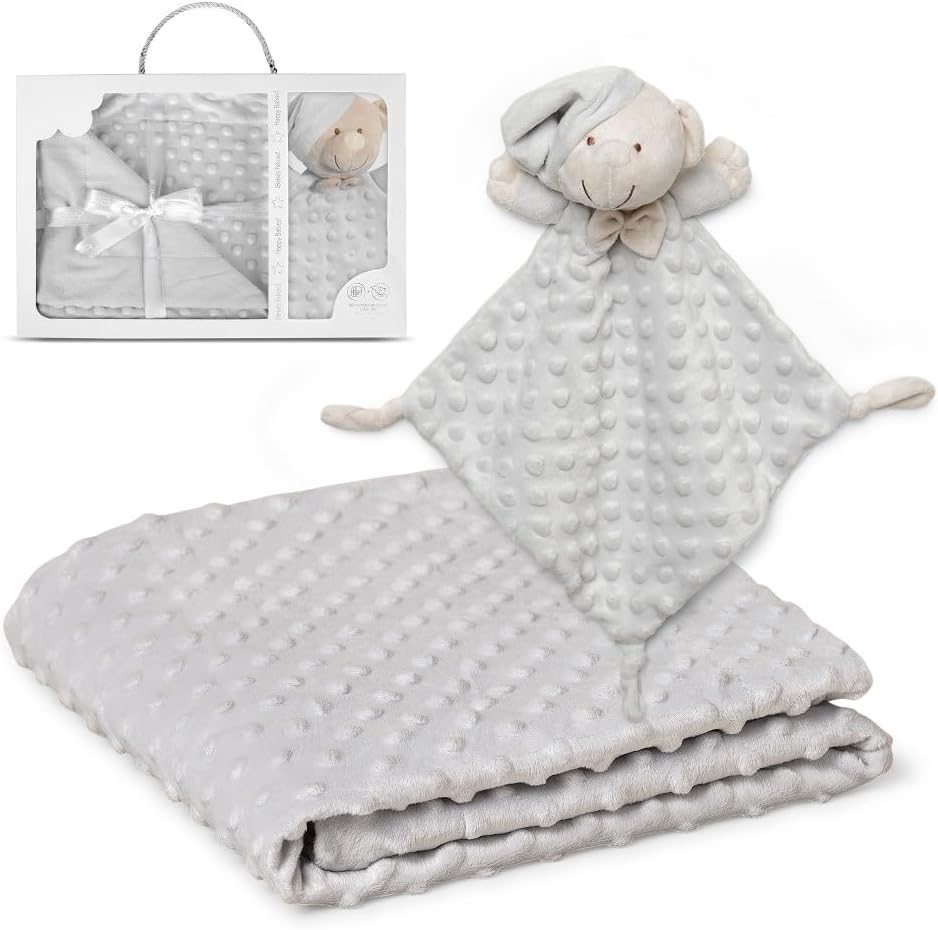Coffret plaid + doudou (Gris)