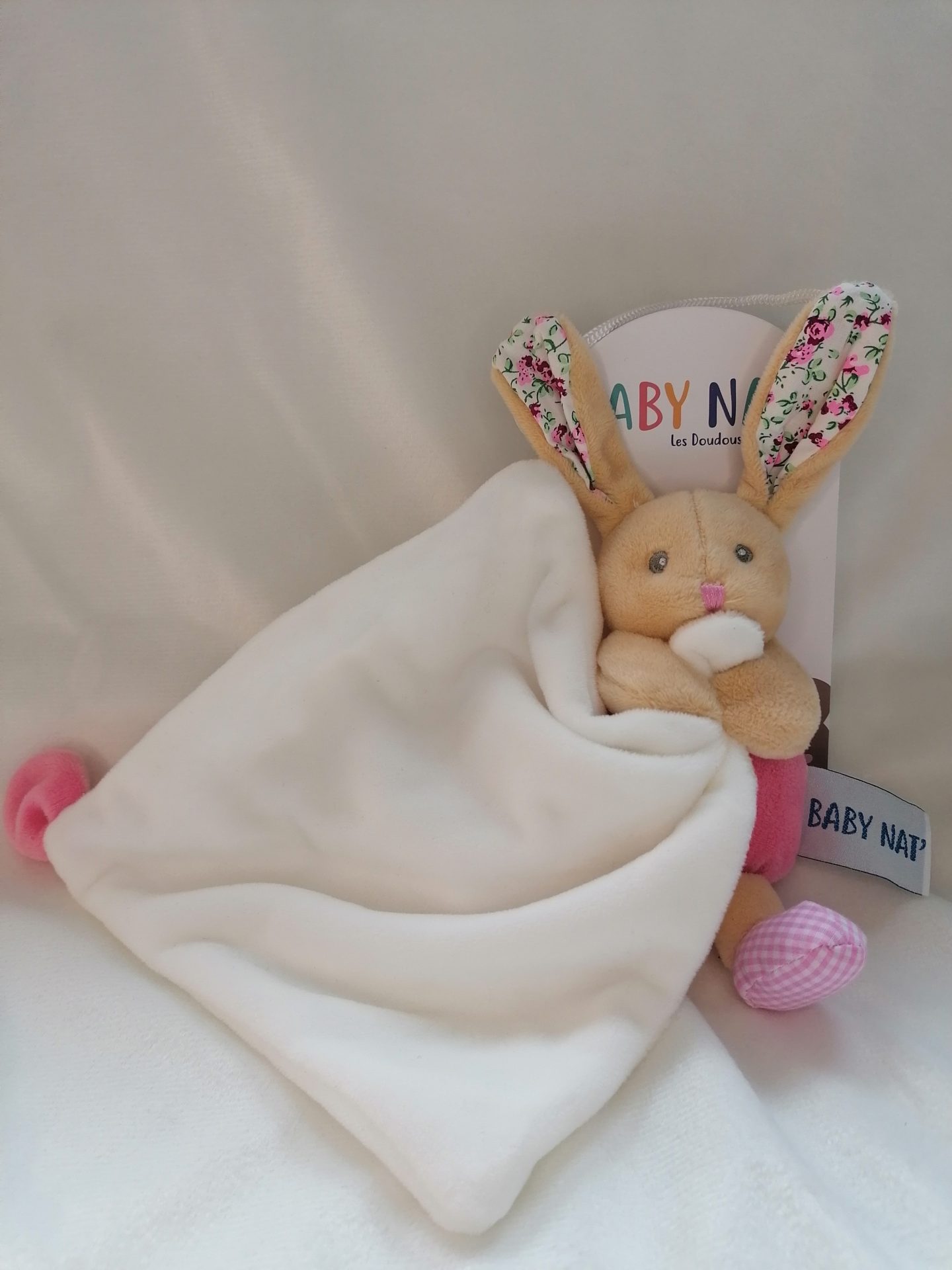 Lapin rose "POUPI" Baby Nat – Image 2