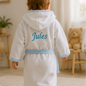 Peignoir enfant (bleu)